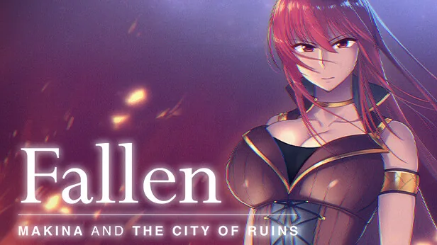 Fallen ~Makina and the City of Ruins~ key art