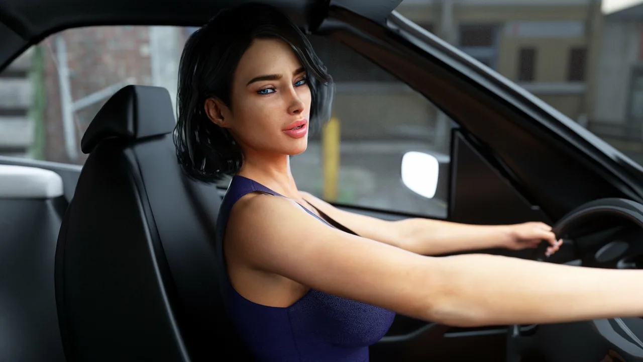A drive through town: scenes are spread across locations on the city map