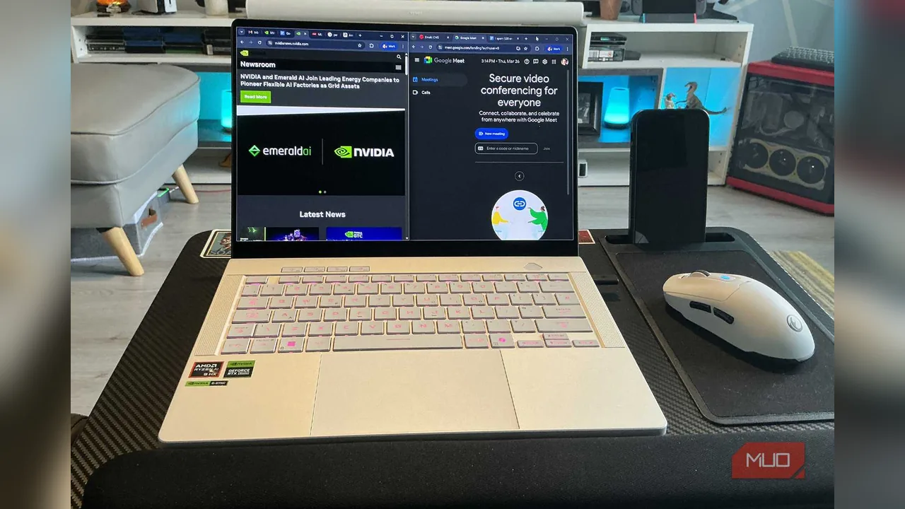 Hand on a keyboard next to a notebook and a cup of coffee